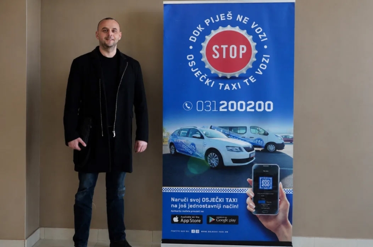 Prošao je brojne životne izazove, a danas vodi najpoznatiju osječku taksi službu
